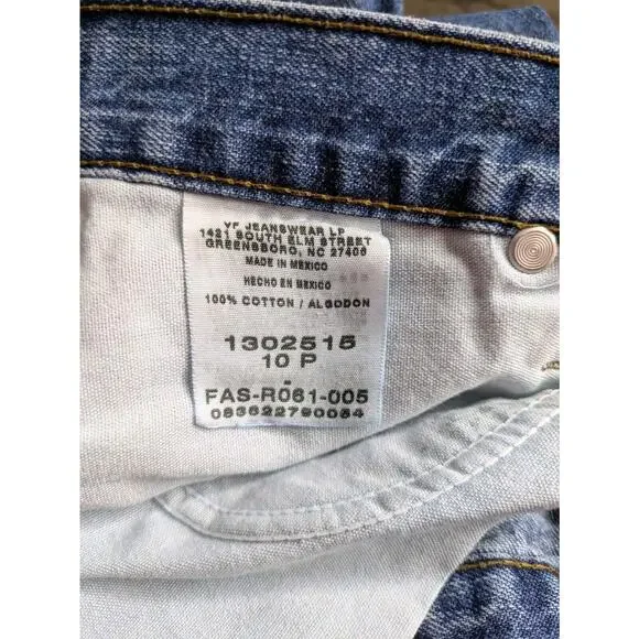 Vintage 90s Lee Riders Blue High Rise Mom Jeans Dark Wash Sz 10P Tapered Leg - Picture 9 of 10